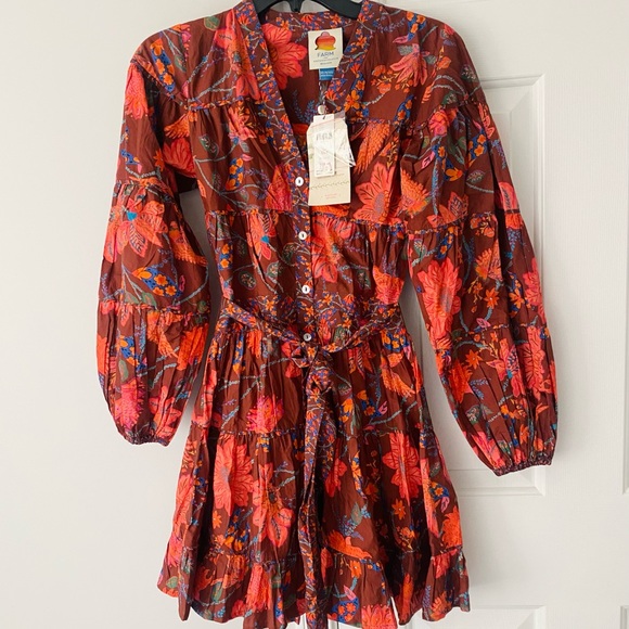 Anthropologie x Farm Rio Button Front Dress - Picture 6 of 9